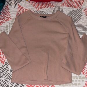 Tan Long Sleeve Top